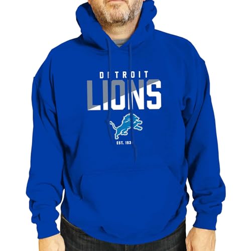 Detroit Lions Diagonal Fade Fleece Hooded Sweatshirt