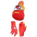 Ultra Game Standard END Zone HAT Gloves Set, Team Color 2, One Size