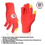 Ultra Game Standard END Zone HAT Gloves Set, Team Color 2, One Size
