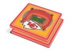 YouTheFan NFL Kansas City Chiefs 3D StadiumView Coasters - Arrowhead Stadium