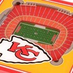 YouTheFan NFL Kansas City Chiefs 3D StadiumView Coasters - Arrowhead Stadium