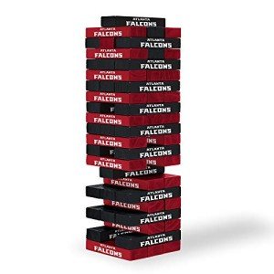 Wild Sports NFL Atlanta Falcons Table Top Stackers Game , 3" x 1" x .5"