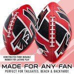 Franklin Sports NFL Atlanta Falcons Football - Youth Football - Mini 8.5" Rubber Football - Perfect for Kids - Team Logos and Colors!