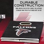Franklin Sports NFL Atlanta Falcons Collapsible Storage Bin NFL Folding Cube Storage Container Fits Bin Organizers Fabric NFL Team Storage Cubes One Size