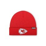 FOCO Men's Kansas City Chiefs NFL Logo Basic Beanie Hat, Team Color
