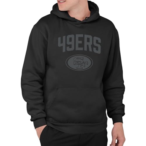 NFL Blackout Hoodie - Unisex Team Logo Sweatshirt