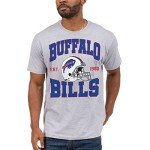 Junk Food Clothing x NFL - Buffalo Bills - Team Helmet - Unisex Adult Short Sleeve Fan T-Shirt for Men and Women - Size 3X-Large