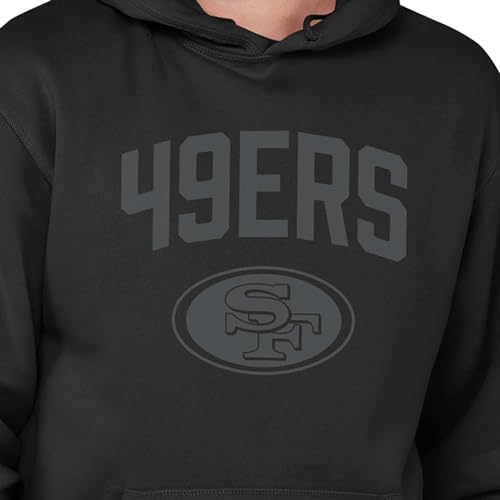 NFL Blackout Hoodie - Unisex Team Logo Sweatshirt