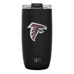 Simple Modern Officially Licensed NFL Atlanta Falcons 16oz Travel Coffee Tumbler with Flip Lid | Stainless Steel Cup | Football Gifts for Men, Women | Voyager Collection | Atlanta Falcons