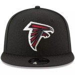 New Era NFL 9FIFTY Snapback Team Color Adjustable Hat Cap - One Size (US, Alpha, One Size, Atlanta Falcons - Black)