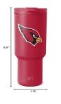Simple Modern Officially Licensed NFL Arizona Cardinals 30 oz Tumbler with Flip Lid and Straws | Insulated Cup Stainless Steel | Gifts for Men Women | Trek Collection | Arizona Cardinals