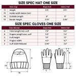 Ultra Game NFL Mens Womens Super Soft Winter Beanie Knit Hat With Extra Warm Touch Screen Gloves