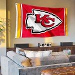 WinCraft Kansas City Chiefs KC Large 3x5 Flag