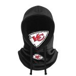 FOCO Kansas City Chiefs NFL Black Drawstring Hooded Gaiter