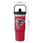 FOCO Atlanta Falcons NFL 30 oz Straw Tumbler