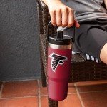 FOCO Atlanta Falcons NFL 30 oz Straw Tumbler