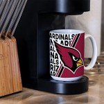 Rico Industries NFL Football Arizona Cardinals 15 oz White Ceramic Coffee Mug
