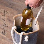 Rutledge & King Wine Tote for Four Bottles