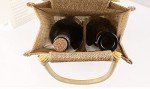 Eco-Friendly Jute Wine Bottle Tote Bag