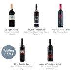 Non-Alcoholic Red Wine Sampler - 5 Bottles 750ml