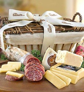 California Wine Country Cheese and Salame Gift Basket