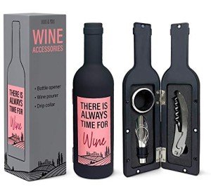 Wine Bottle Accessory Gift Set