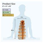 Gourmet Kosher Gift Tower with Snacks and Sweets