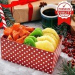 Gourmet Christmas Wine Gift Basket with Treats