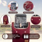 Insulated Wine Cooler Bag Gift Set with Tumblers