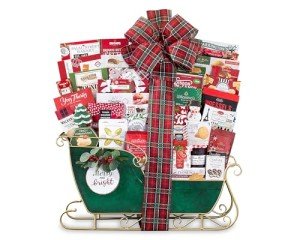 Holiday Wine Country Sleigh Gift Basket