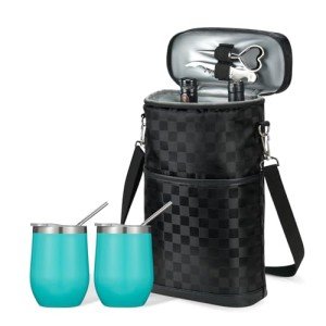 Personalized Wine Gift Basket with Tumblers