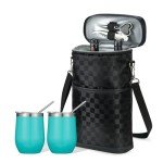 Personalized Wine Gift Basket with Tumblers