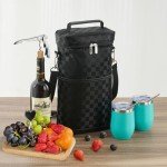 Personalized Wine Gift Basket with Tumblers