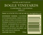 Bogle Merlot Red Wine - 750 mL Bottle