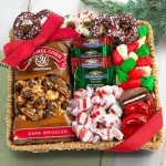 Holiday Treats Gift Basket with Chocolates and Candy
