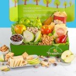Deluxe Gourmet Fruit and Cheese Gift Box