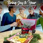 Gourmet Meat and Cheese Christmas Gift Basket