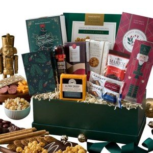 Holiday Wine & Gourmet Food Gift Basket