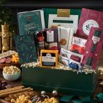 Holiday Wine & Gourmet Food Gift Basket