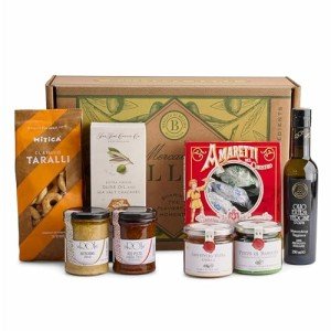 Italian Gourmet Charcuterie Gift Basket for Wine