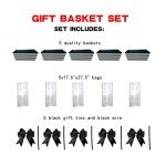 Sturdy Kraft Gift Basket Set - 5 Pack