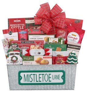 Holiday Party Gourmet Wine Gift Basket