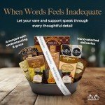 Sympathy Gift Basket with Gourmet Treats