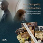 Sympathy Gift Basket with Gourmet Treats
