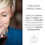 Five Non-Alcoholic Red Wine Sampler Kit