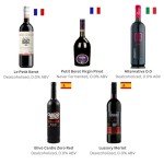 Five Non-Alcoholic Red Wine Sampler Kit