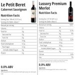 Five Non-Alcoholic Red Wine Sampler Kit