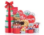 Holiday Gourmet Wine Country Gift Basket Tower
