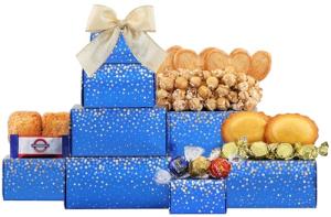 Wine Country Gift Basket: Brownies and Treats Tower