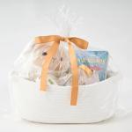 Cute Woven Basket for Baby Showers and More